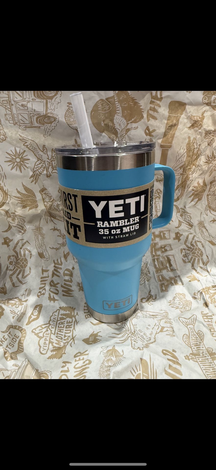 Yeti 35oz Rambler - REEF BLUE