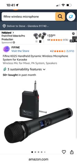 Cordless microphones