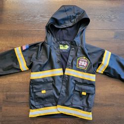4T Kids Rain Jacket/Rain Coat Firefighter Style