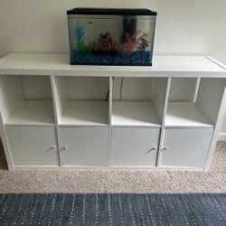 Ikea Kallax Shelving Unit With Door Inserts