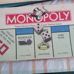Vintage 1985 Monopoly Game