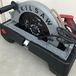 SKILSAW Circular Saw: 16 5/16 in Blade Dia., 15 A Current, Left, Left, 0°to 45°, Worm Drive, SKILSAW