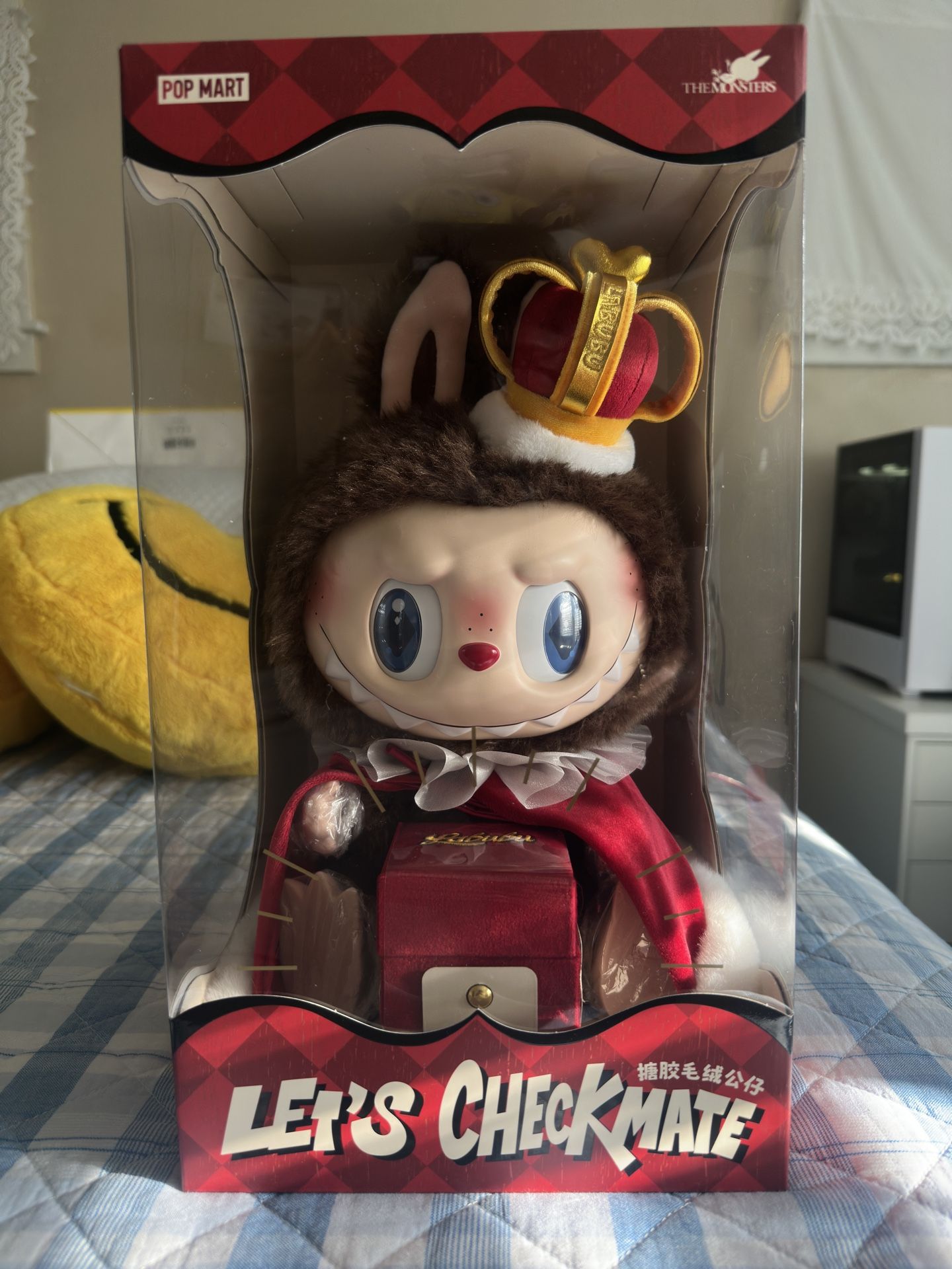 PopMart Labubu The Monsters Let’s Checkmate Series Vinyl Plush Doll
