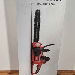 Toro 60V 'Max' 16" Chainsaw, Battery, Charger kit