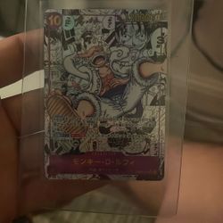 Luffy Nika OP05-119 Manga Alt Art Comic Parallel Japanese  ONE PIECE Card