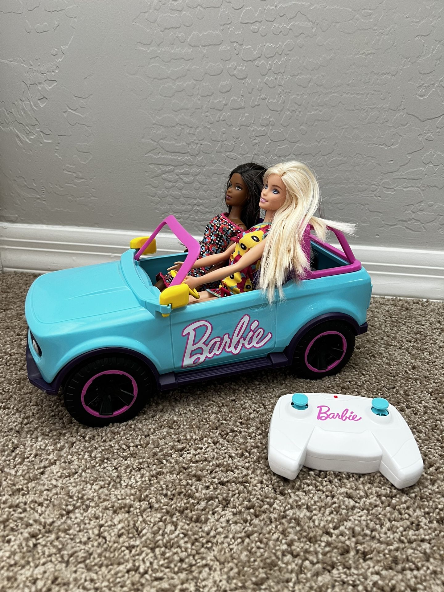 Barbie Jeep with Remote Control 