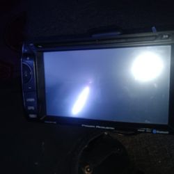 Double Din Power Acoustick Build In Gps Bluetooth Works Good 