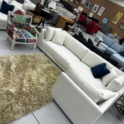 BRAND NEW - BOUCLE COUCH - NEED GONE - DELIVERY AVAILABLE