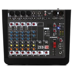 Allen & Heath ZEDi-10 Mixer / USB Audio Interface — For Podcasting, Streaming & Studio Recording
