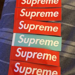 Brand New Supreme Stickers With 1 Tiffany 🔥🔥🔥🔥