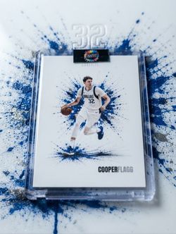 Cooper Flagg Dallas Mavericks CUSTOM Graffiti Trading Card