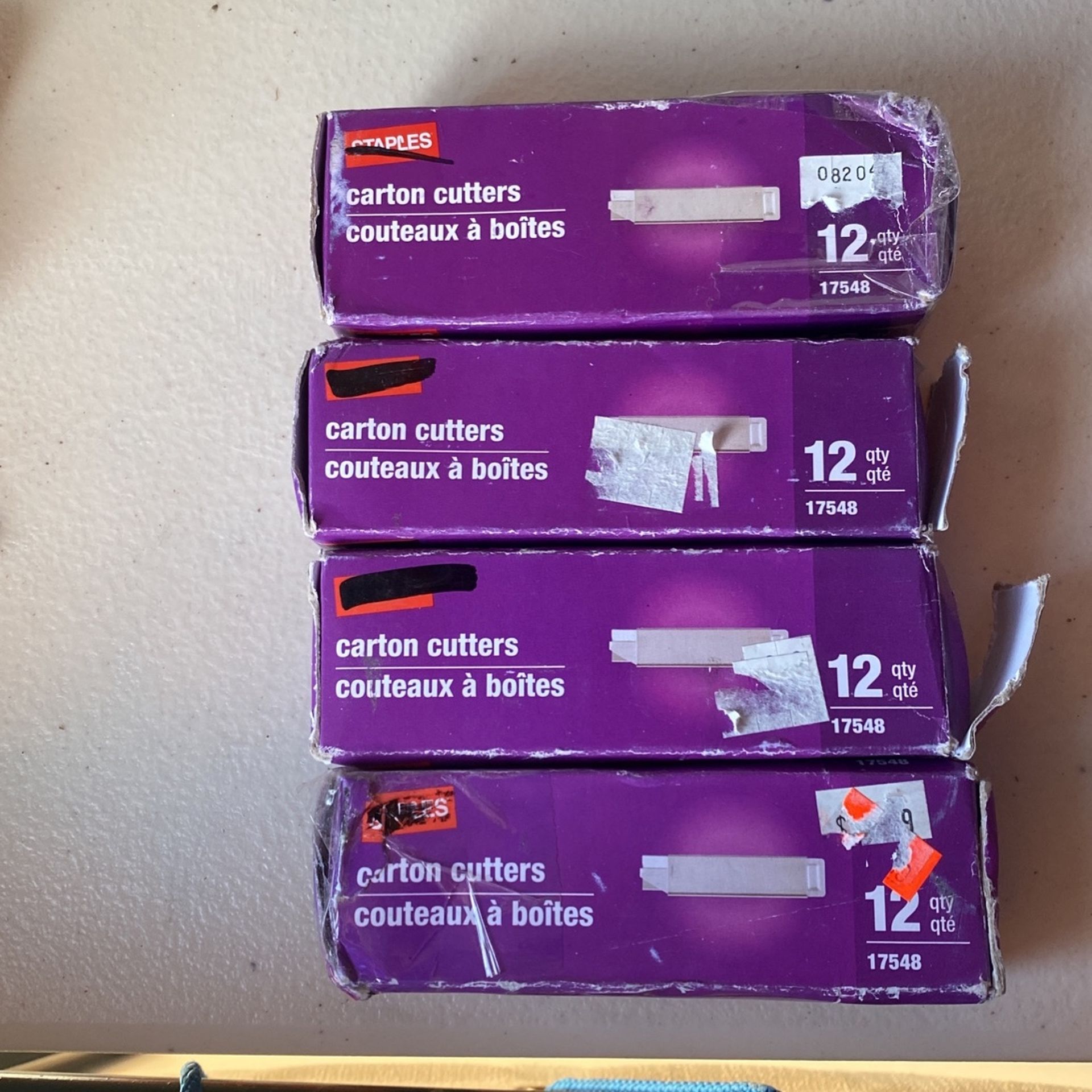 1 Dozen Box cutters(12) By Staples for Sale in Lakeside, CA OfferUp