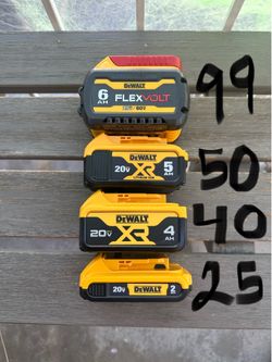New 20v Dewalt batteries $25 n up