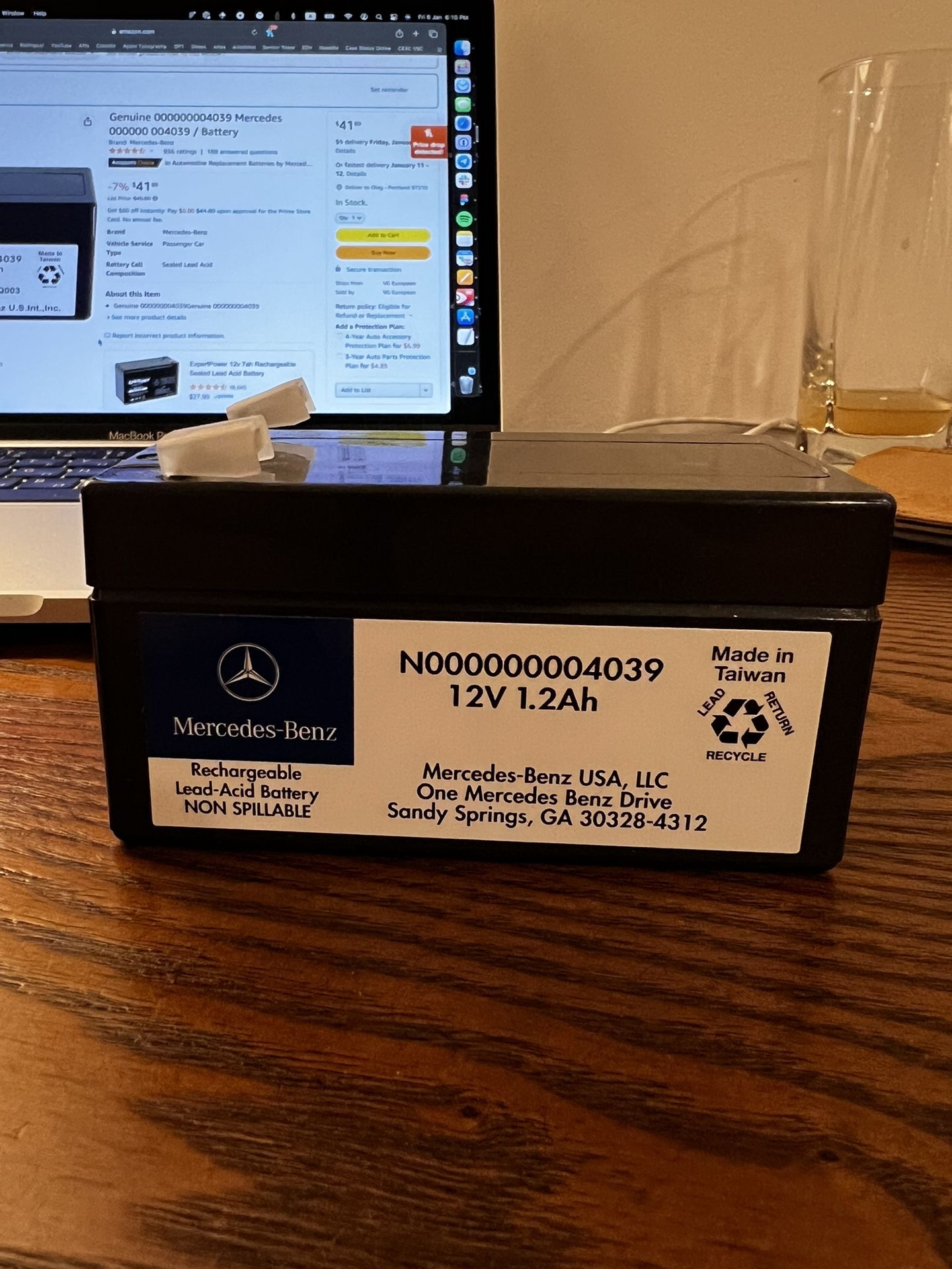 N000000004039 / Auxiliary Battery Mercedes-Benz GLK 250