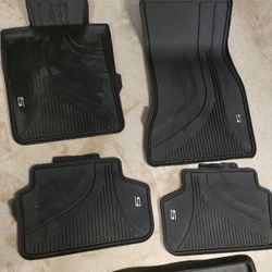 BMW OEM 5 Series Sedan ALL WEATHER FLOOR MATS and CARGO mat