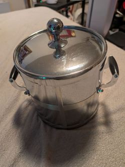 Chrome ice bucket