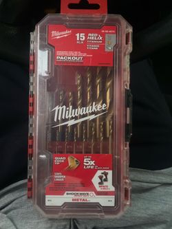 Titanium drill bit set