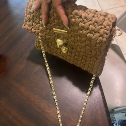 Hand Made Crochet Bag For Women/ Cartera Tejida A Mano Para Mujeres