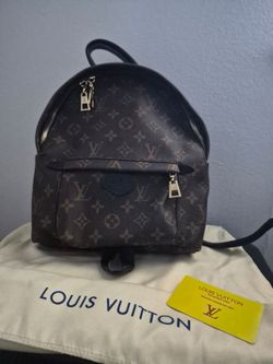 Louis Vuitton Monogram Palm Springs Mini Backpack Gold Hardware Zip w/ Dust Bag