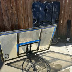 Spalding basketball court hoop