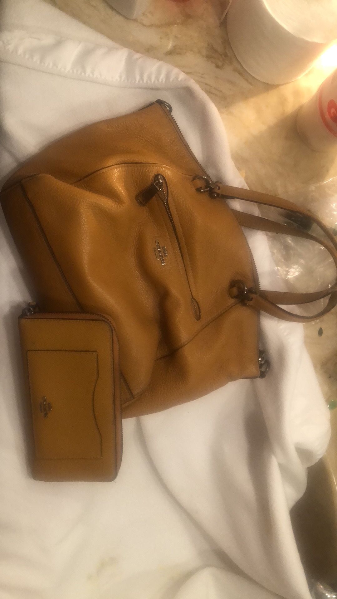 Authentic Coach Handbag & Wallet