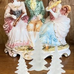 Vintage  Frosted Glass Christmas Trees 