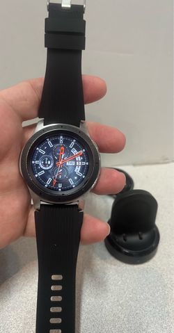 SAMSUNG Galaxy Watch SM-R800 46MM Bluetooth Smartwatch-Silver/Black band