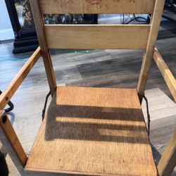 Antique wooden children’s chair