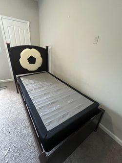 Soccer- Themed Twin Bed Frame