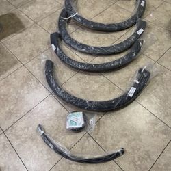 OE Factory Style Fender Flares w/Hardware Kit Compatible with 2021-2024 Ford F-150 (Excludes Lightning Model, NOT Fit Running Boards Models), 