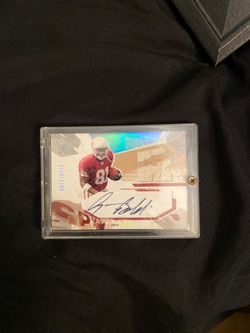 Anquan Boldin Upper Deck Rookie Autographed Jersey card#191