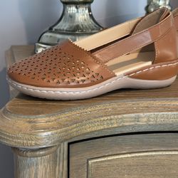 Brand New, Size 7 Brown Casual Sandal-shoe