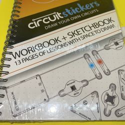 Circuit Scribe Sticker Kit | Circuit Drawing Conductive Ink Pen & 11 Electronic