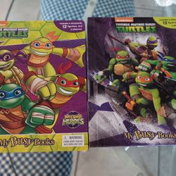 Teenage Mutant Ninja Turtles Busy Books With Action Figures