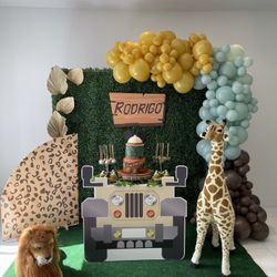 Animal Safari Party Decoration Fiesta De Niños 