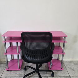 DESK WITH CHAIR 