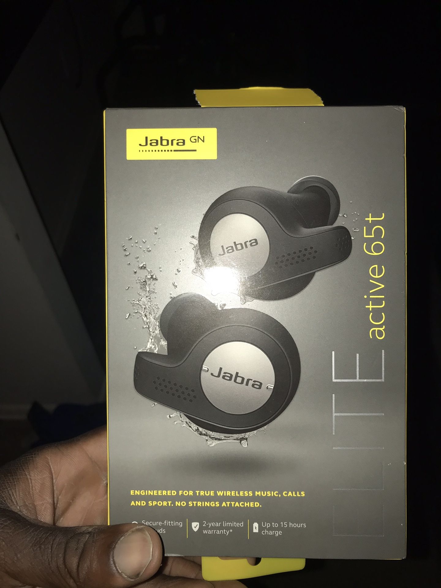 Jabra Truly Wireless earphones. Headphones