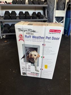 Ideal Pet Products Designer Series Ruff-Weather® Pet Door, Large 9.75” x 17” Flap Size - NEW IN BOX