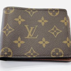 Louis Vuitton Monogram Canvas Leather Wallet