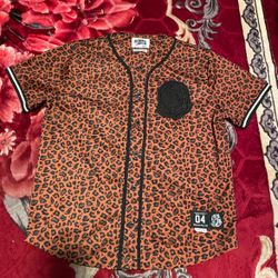 BILLIONAIRE BOYS CLUB MEN JR JERSEY (BROWN / CHEETAH / CINNAMON)