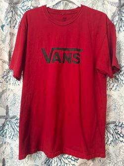 XL Vans Classic Logo T-Shirt Red