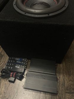 Full DS18 Sound System 2 Amplifiers 1 LC7i and a Ds18 12” Subwoofer