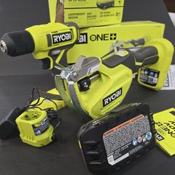 Ryobi ONE+ 18V  Cordless Pruning Reciprocating Saw   Battery and Charger and  Cordless 1/2 in. Drill/Driver