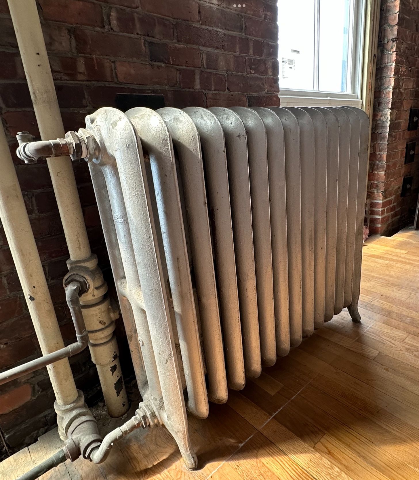 American Radiator Co. Cast Iron Radiator, Vintage Steam Floor Heater