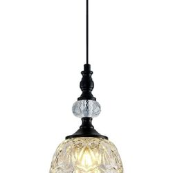 Vintage Glass Pendant Light