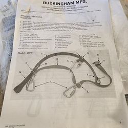 Buckingham Linemans Climbing Gear