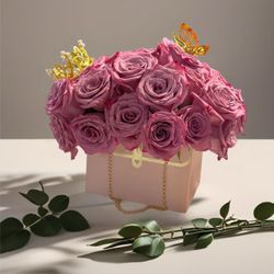 Valentines Roses Purse Design 