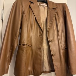 Brown Leather Jacket 