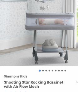 Simmons Kids Shooting Star Rocking Bassinet