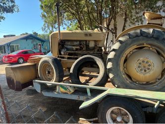 Pair of 1959 ford tractors w/backhoes
